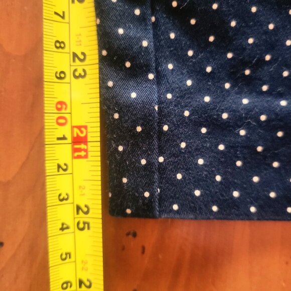 NWOT! LOFT Black w/Cream Polka Dots - Pont, Tapered Leg, Mid-Rise - Size 10 - Picture 9 of 12